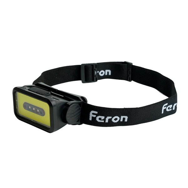 Фонарь налобный светодиодный Feron TH2315 5W IP44 USB type-C пластик, c аккумулятором