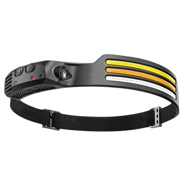 Фонарь налобный светодиодный Feron TH2316 5W IP44 USB type-C, пластик, резина, c аккумулятором