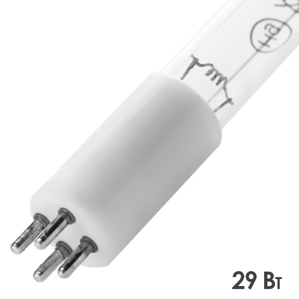 Лампа бактерицидная LightBest GPH 550T5L/4 29W 0,425A L550x15mm специальная безозоновая