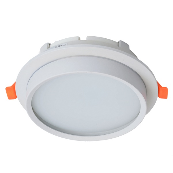 Светильник потолочный встраиваемый Feron DL704 под лампу GX70 25W 230V IP44 белый, круглый