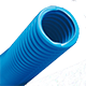 Труба гофрированная ППЛ из полипропилена синяя/чёрная (гофра)