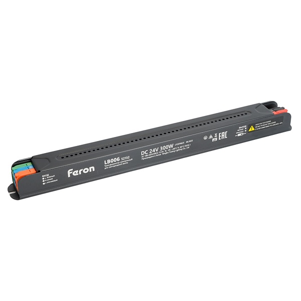 Блок питания для светодиодной ленты Feron LB006 300W 24V IP20 диммируемый