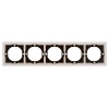 Рамка Stekker Мия PFR00-3005-08 5 постов, пудровый жемчуг