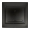 Выключатель Intro 10А 250В IP20 Plano, антрацит 1-101-05