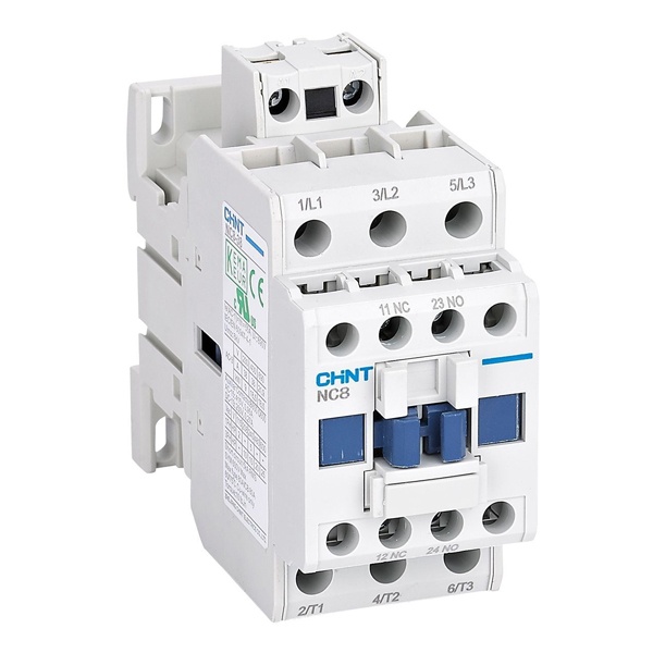 Контактор Chint NC8-38/W 3п 38А управление 100-250В AC/DC 1НО+1НЗ