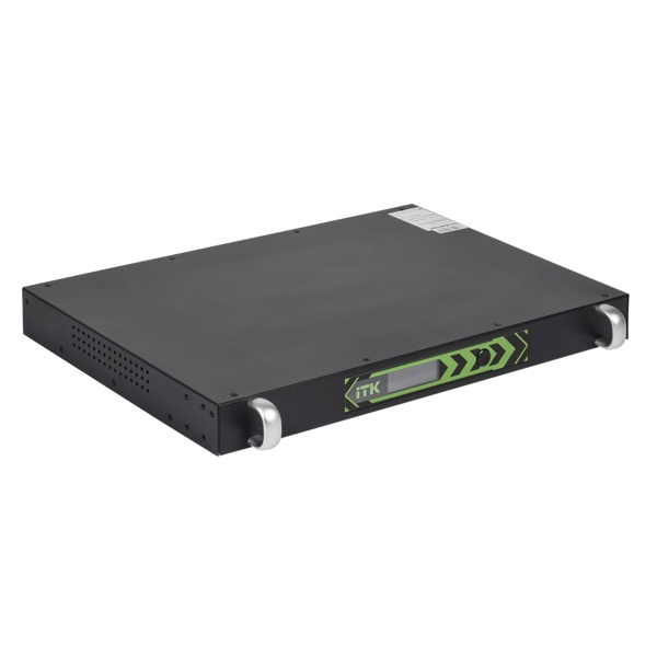 Источник бесперебойного питания ITK ELECTRA LR 0,75кВА/0,45кВт LCD АКБ 2х8AH 4хC13 USB RS232 1U