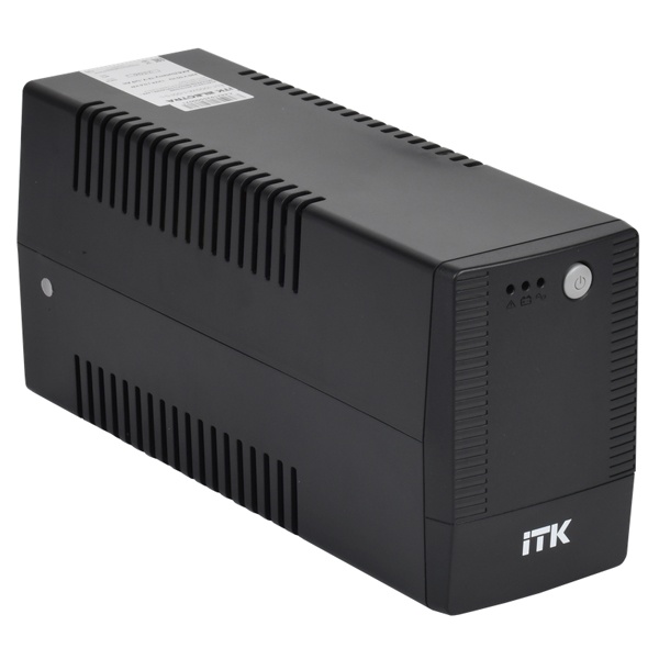 Источник бесперебойного питания ITK ELECTRA ST 1кВА/0,6кВт LED АКБ 1х9AH 2хSchuko USB