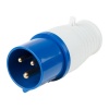 Вилка переносная Rexant 013 2Р+РЕ 16А 220В IP44