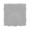 Розетка влагозащищенная с заземлением Arlight Nobe 16A 2P+E крышка IP44, никель