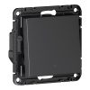 Умный одноклавишный выключатель AtlasDesign Sber&Systeme Electric 10А Zigbee L(N) подсветка, карбон