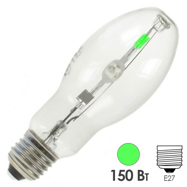 Лампа металлогалогенная BLV Colorlite HIE 150 Green Е27 (МГЛ)