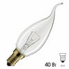 Лампа свеча на ветру Philips Deco CL 40W 230V E14 BXS35 прозрачная