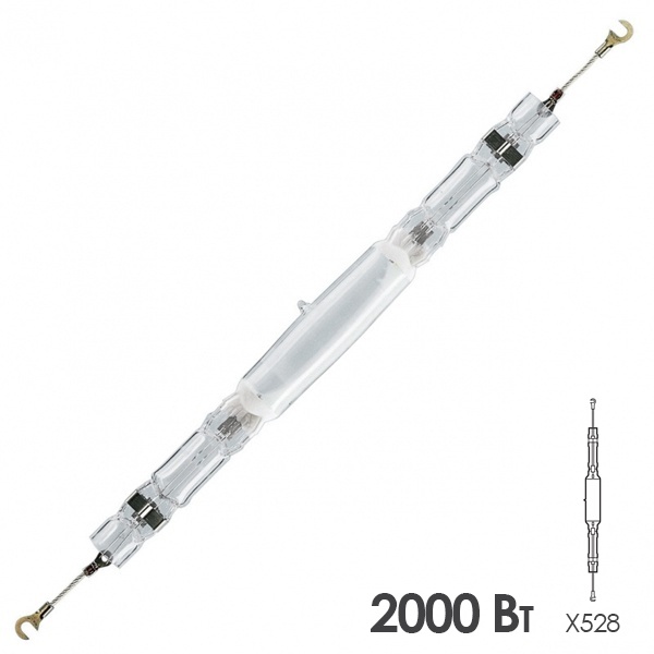 Лампа металлогалогенная Philips MHN-LA 2000W/842 400V 9,6A X528 (МГЛ)