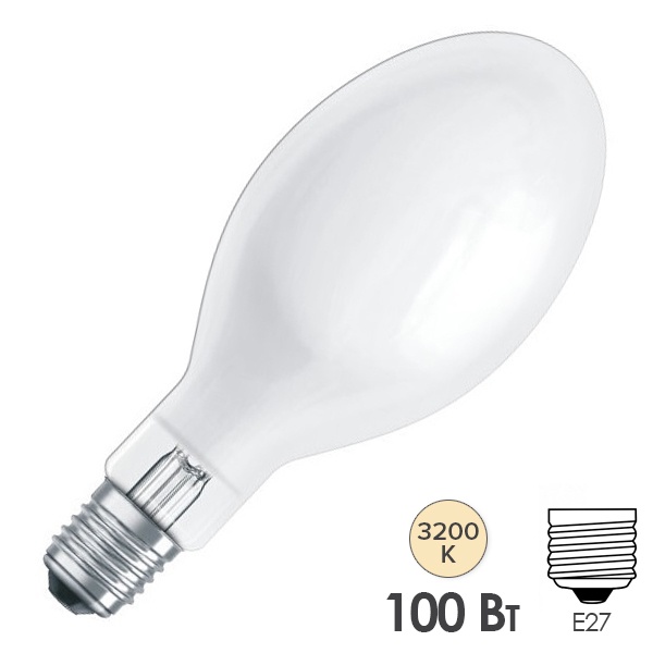 Лампа металлогалогенная BLV HIE 100W ww 3200K CO E27 (МГЛ)