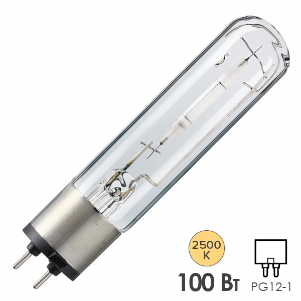 Лампа натриевая Philips SDW-T 100W/825 PG12-1