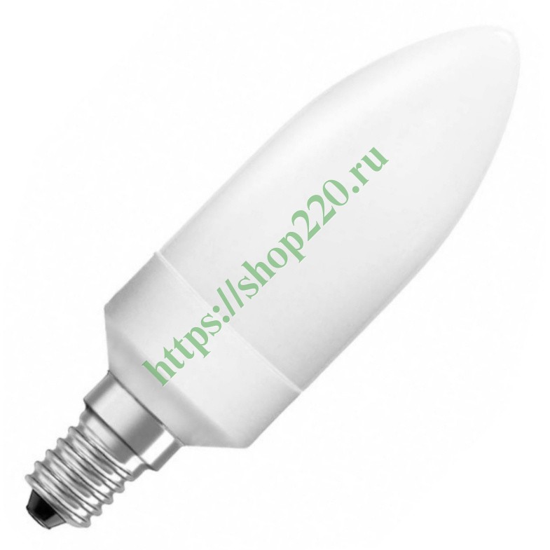 Лампа энергосберегающая Osram Classic B 5W/827 E14
