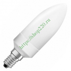 Лампа энергосберегающая Osram Classic B 9W/827 E14