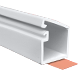 Кабель-канал DKC серии TMR самоклеющийся с отгибающейся крышкой
