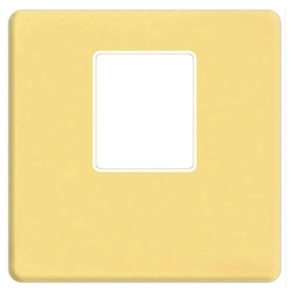 Накладка компьютерная 1-ая RJ45 Fede Bright gold бежевый