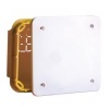 Коробка ответвительная 92х92х45мм прямоугольная для твердых стен IP40 DKC