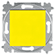 Механизмы c накладками ABB Levit желтый / дымчатый черный