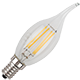 Лампы филаментные светодиодные LED свеча на ветру с цоколем E14