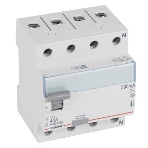 УЗО Legrand TX3 ВДТ 4П 40А 300мА тип AC (ВДТ)