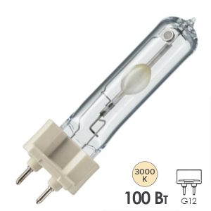 Лампа металлогалогенная Philips CDM-T Elite 100W/930 3000K G12 (МГЛ)