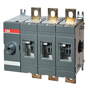 Рубильник ABB OT630E03 до 630A 3-х полюсный (без ручки управления и переходника) (выключатель нагрузки)