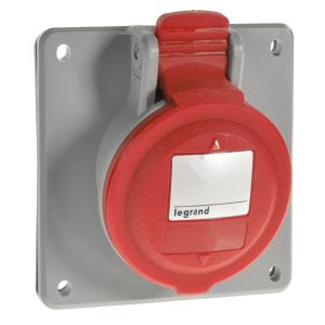 Розетка встраиваемая угловая Legrand P17 16А 3К+Н+З 380В IP44