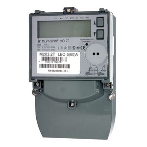Электросчетчик Меркурий 203.2Т LBO 5-60А/230В кл.т.1,0 многотарифный ЖКИ PLC модем