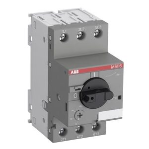 Автомат ABB MS116-6.3 50 кА с регулируемой тепловой защитой 4.0A - 6.3А