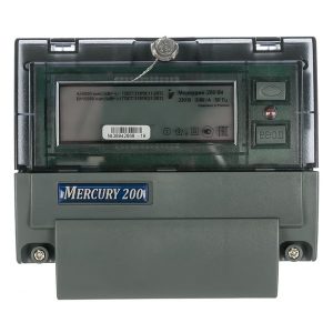 Электросчетчик Меркурий 200.04 5-60А/230В кл.т.1 многотарифный ЖКИ с PLC модемом