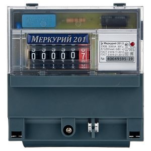 Электросчетчик Меркурий 201.5 5-60А/230В кл.т.1,0 однотарифный мех.