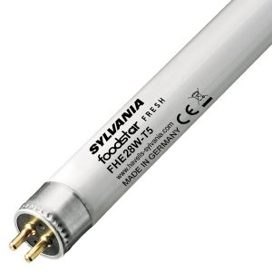 Люминесцентная линейная лампа Sylvania для овощей, фруктов, рыбы T5 FHE28W Foodstar Fresh 6400K G5