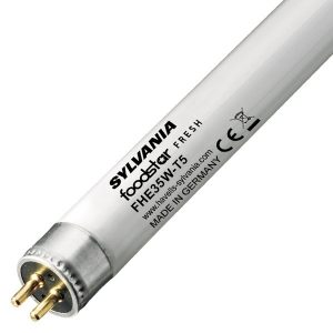 Люминесцентная линейная лампа Sylvania для овощей, фруктов, рыбы T5 FHE35W Foodstar Fresh 6400K G5