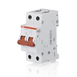 Рубильник модульный ABB 2П 40А рычаг красный SD202/40 (выключатель нагрузки)