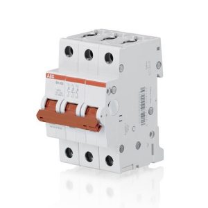 Рубильник модульный ABB 3П 40А рычаг красный SD203/40 (выключатель нагрузки)