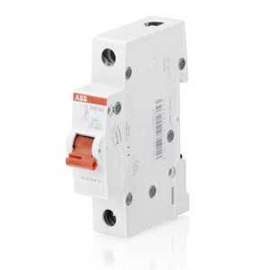 Рубильник модульный ABB 1П 16А рычаг красный однофазный SHD201/16 (выключатель нагрузки)