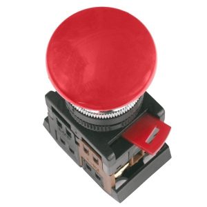 Кнопка Generica AEA-22 Грибок красный d22мм 1НО+1НЗ