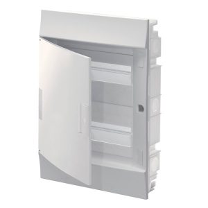 Шкаф в нишу ABB Mistral41 24М (2x12) непрозрачная дверь, клеммы (1SLM004102A1105)
