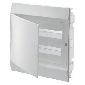 Шкаф в нишу ABB Mistral41 36М (2x18) непрозрачная дверь, клеммы (1SLM004102A1106)