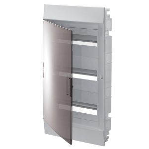 Шкаф в нишу ABB Mistral41 36М (3x12) прозрачная дверь, клеммы (1SLM004101A1207)