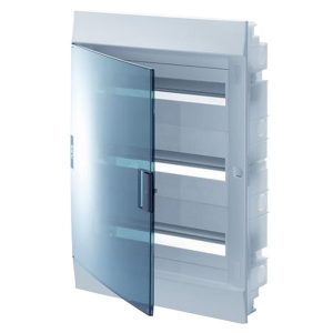 Шкаф в нишу ABB Mistral41 54М (3x18) зеленая дверь без клеммного блока 41A18X32