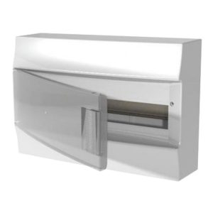 Шкаф настенный ABB Mistral41 18М прозрачная дверь, клеммы (1SPE007717F0821)
