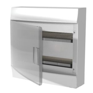 Шкаф настенный ABB Mistral41 36М (2x18) прозрачная дверь, клеммы (1SPE007717F0921)