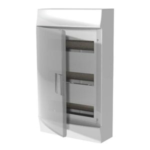 Шкаф настенный ABB Mistral41 36М (3x12) прозрачная дверь, клеммы (1SPE007717F0621)