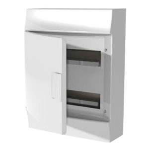 Шкаф настенный ABB Mistral41 24М (2x12) непрозрачная дверь без клеммного блока 41P12X21