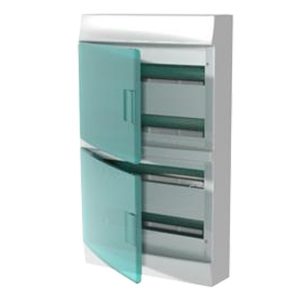 Шкаф настенный ABB Mistral41 72М (4x18) зеленая дверь без клеммного блока 41P18X42