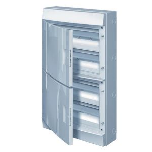 Влагозащищенный настенный шкаф ABB Mistral65 72М 4х18 непрозрачная дверь без клеммников 65P18X41